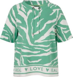Halbarm-Sweatshirt Modern Animal Print