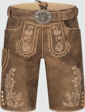 Lederhose David mit Gürtel