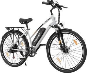 HITWAY E-Bike Pedelec 28 Zoll Elektrofahrrad für Damen Herren bis 35-100km 12Ah/13Ah Akku, 7 Gang shimano SHIMANO Schaltwerk, Kettenschaltung, 250W Heckmotor, 432 Wh, Pedelec E-Citybike für Erwachsener 170-190cm, mit Schloss, Pumpe