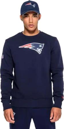 New Era NFL New England Patriots Team Logo Sweatshirt Blau