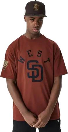 New Era MLB San Diego P. Oversized T-shirt Braun