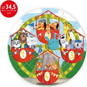 Magellan Puzzle Mein rundes Puzzle - Auf dem Riesenrad, Puzzleteile