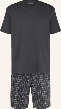 SCHIESSER Shorty-Schlafanzug EBONY