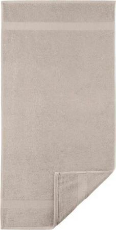Egeria Handtücher "Diamant", (2 St., 2er Set Handtücher 50 x 100 cm), Uni Programm mit schmaler Bordüre, 100 % Baumwolle