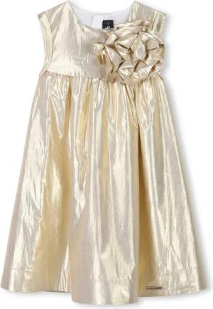 Karl Lagerfeld Kids Elegantes Kleid Z30474 S Goldfarben Regular Fit