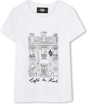 Karl Lagerfeld Kids T-Shirt Z30494 S Weiß Regular Fit