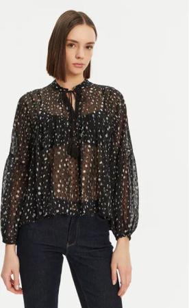 ONLY Bluse Aida 15283695 Schwarz Loose Fit