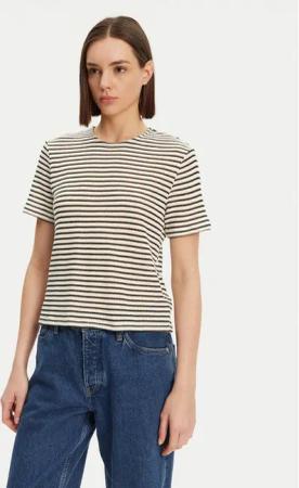 Pieces T-Shirt Manilla 17155073 Écru Loose Fit