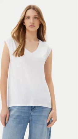 Pieces T-Shirt Billo 17078732 Weiß Loose Fit