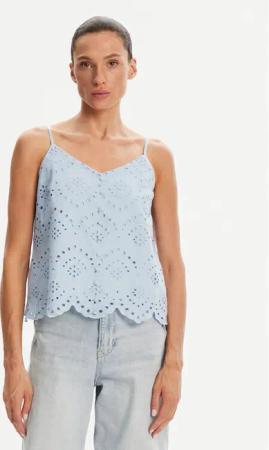 Pieces Top Vilde 17156563 Himmelblau Regular Fit