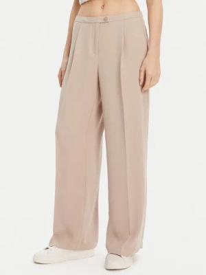 ONLY Stoffhose Leila 15338347 Beige Wide Leg