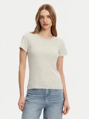 Pieces T-Shirt May 17154483 Grau Slim Fit