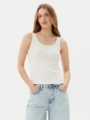 Pieces Top Fia 17155482 Weiß Slim Fit