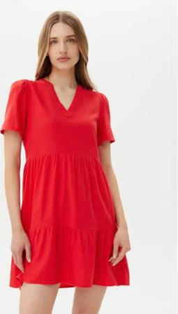 ONLY Sommerkleid Tiri-Caro 15310970 Rot Regular Fit