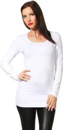 Mellice Langarmshirt Damen Longshirt Langarm Shirt Tunika