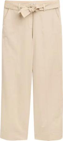 TOM TAILOR Damen TTLEA Wide Leg Hose, braun, Uni, Gr. 36/32