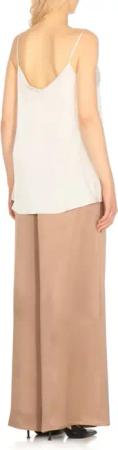Antonelli - Ivory Silk Top - Größe 46 - weiß