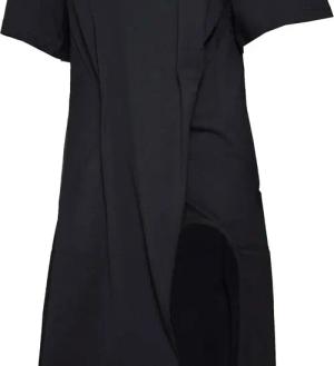 Courrèges - Black Cotton T-Shirt Dress - Größe M - schwarz