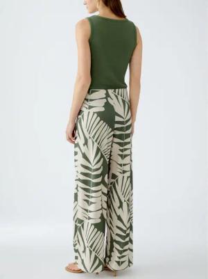 Oui - Hose - Größe 44 DAMEN - grün