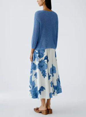 Oui - Pullover - Größe 44 DAMEN - blau