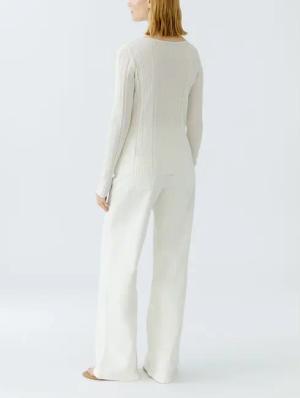 Oui - Pullover - Größe 42 DAMEN - creme