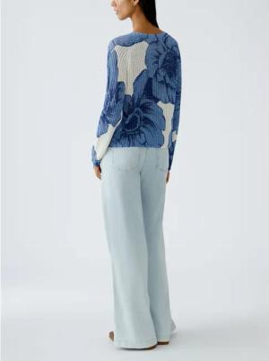 Oui - Pullover - Größe 44 DAMEN - blau