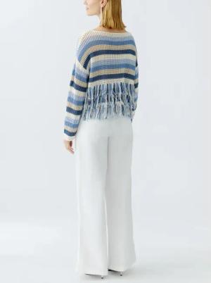 Oui - Pullover - Größe 44 DAMEN - blue