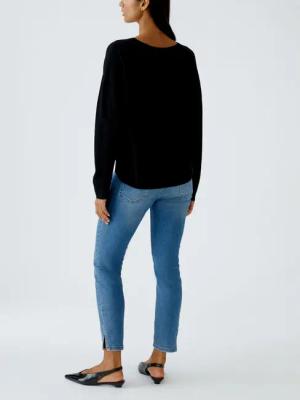 Oui - Pullover FREYJA - Größe 36 DAMEN - black