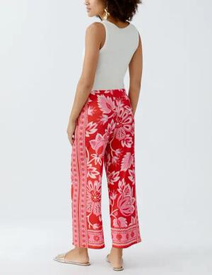 Oui - Schlupfhose - Größe 42 DAMEN - red