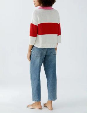 Oui - Pullover - Größe 42 DAMEN - red