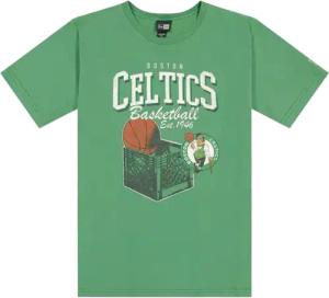 New Era Boston Celtics T-shirt Grün