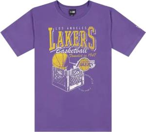 New Era La Lakers Retro Crate T-shirt Lila