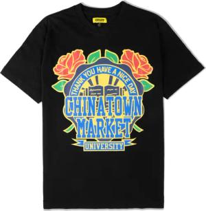 Market Rose Garden F0001 T-shirt Schwarz