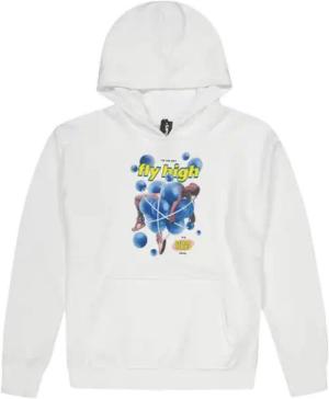 Mister Tee Psychadellic Oversized Hoody Weiß