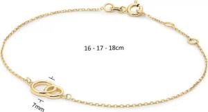 Jackie Gold Armband - Giro Doppio 585 Gold Armband - Gr. ONE SIZE - in Gold - für Damen