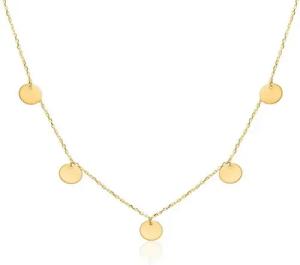 Unique Goldarmband Plättchen Kette für Damen aus 9K Gold von Unique