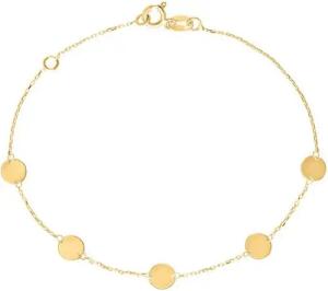 Unique Goldarmband Unique Plättchen Armband für Damen aus 9K Gold