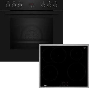 NEFF Induktions Herd-Set N 30, N 50 E1CCD2AK4 +M56SBF1L0, mit nachrüstbar, Autostart, Halogenleuchte, Restwärmeanzeige