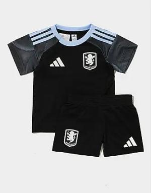 adidas Aston Villa FC 2025/26 Auswärts Trikotsatz Babys, Black