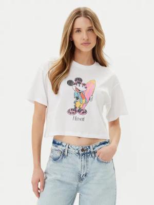 ONLY T-Shirt Mickey Minnie 15348126 Weiß Regular Fit