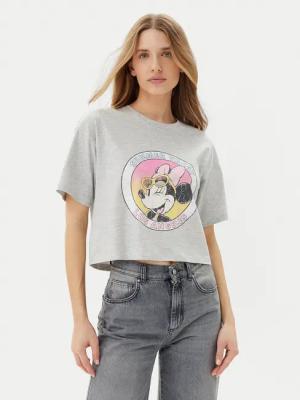 ONLY T-Shirt Mickey Minnie 15348126 Grau Regular Fit