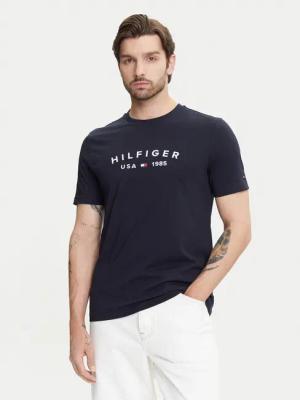 Tommy Hilfiger T-Shirt Fathers Day MW0MW39356 Dunkelblau Regular Fit
