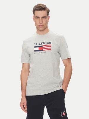 Tommy Hilfiger T-Shirt American Monotype MW0MW39843 Grau Regular Fit