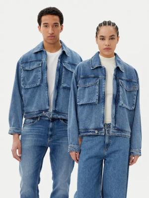 Filling Pieces Jeansjacke Unisex 78620769975 Blau Regular Fit