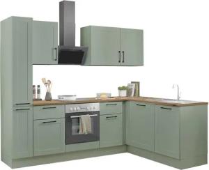 BASIC by Balculina Winkelküche Marsi, Stellmaße 250x175 cm, wahlweise mit E-Geräten, Soft-Close-Funktion