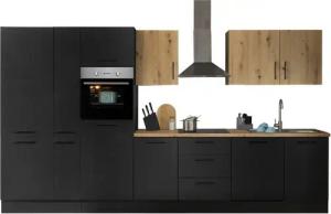BASIC by Balculina Küchenzeile Turin, Breite 370 cm, wahlweise mit E-Geräten