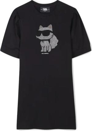 Karl Lagerfeld Kids Kleid für den Alltag Z30458 M Schwarz Regular Fit