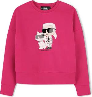 Karl Lagerfeld Kids Sweatshirt Z30472 M Rosa Regular Fit