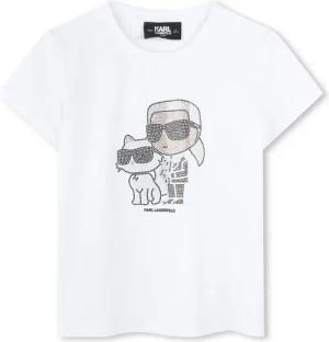 Karl Lagerfeld Kids T-Shirt Z30489 S Weiß Regular Fit