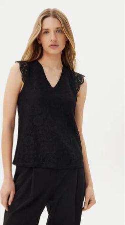 Pieces Bluse Olline 17154614 Schwarz Regular Fit